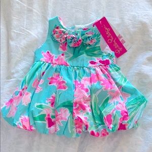 Lily Pulitzer Baby Britta Bubble Dress NWT 3-6 Mo